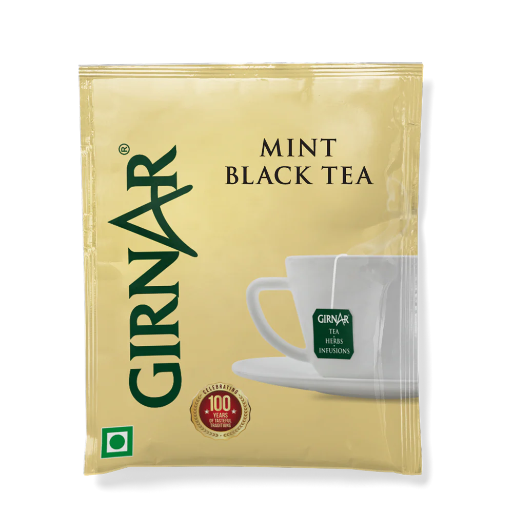 Girnar Black Tea Bags - Pudina - Image 5